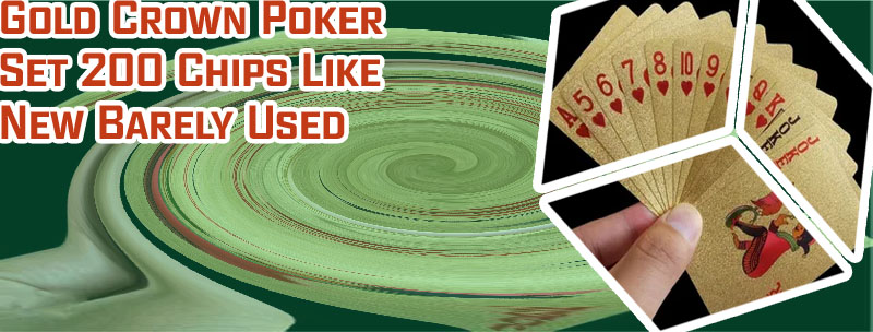 Poker set gold