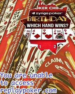 Zynga poker free chips